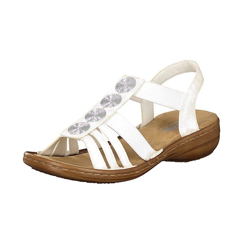 Sandália Rieker 60870-80 Para Mulher - Branco